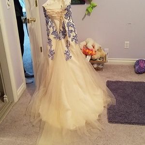 Full length prom gown